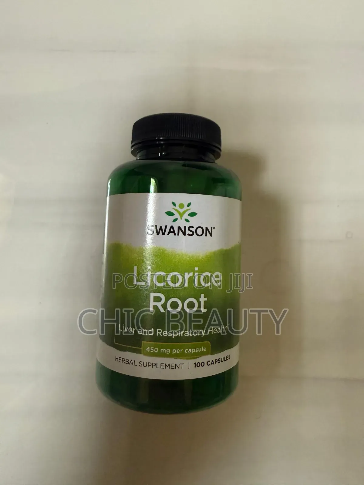 Swanson Licorice Root Liver and Respiratory Health 450mg 100 Capsules