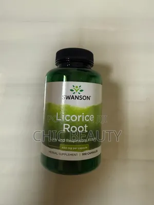 Swanson Licorice Root Liver and Respiratory Health 450mg 100 Capsules