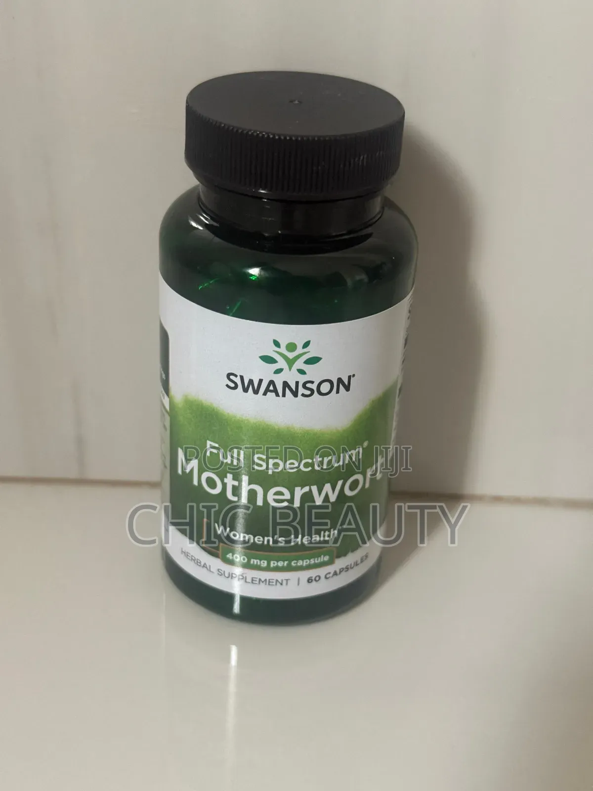 Swanson Full Spectrum Motherwort Women's Heath 400mg 60 Capsules