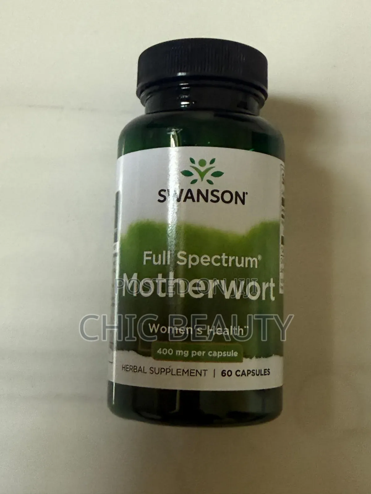 Swanson Full Spectrum Motherwort Women's Heath 400mg 60 Capsules