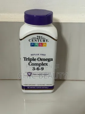 21st Century Triple Omega Complex 3-6-9 Heart Health 90 Soft Gels