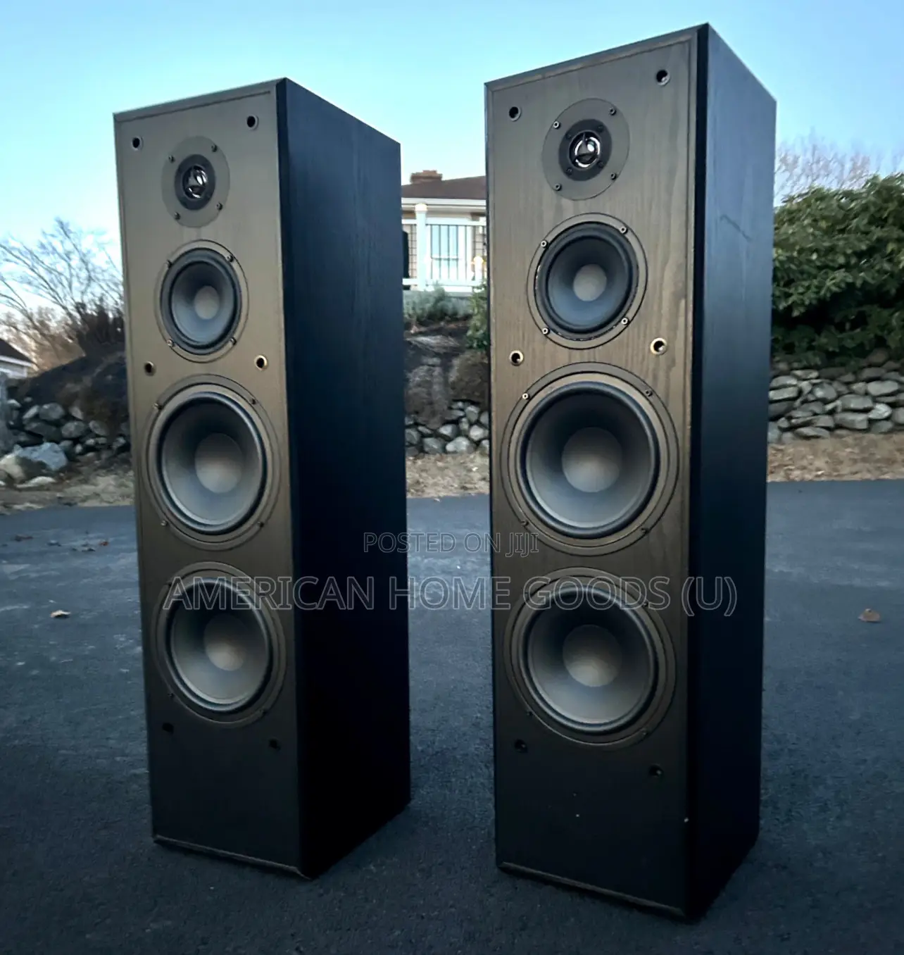 Denmark Tower Speakers Pair Model E830lr, 400 Watts, Very Loud