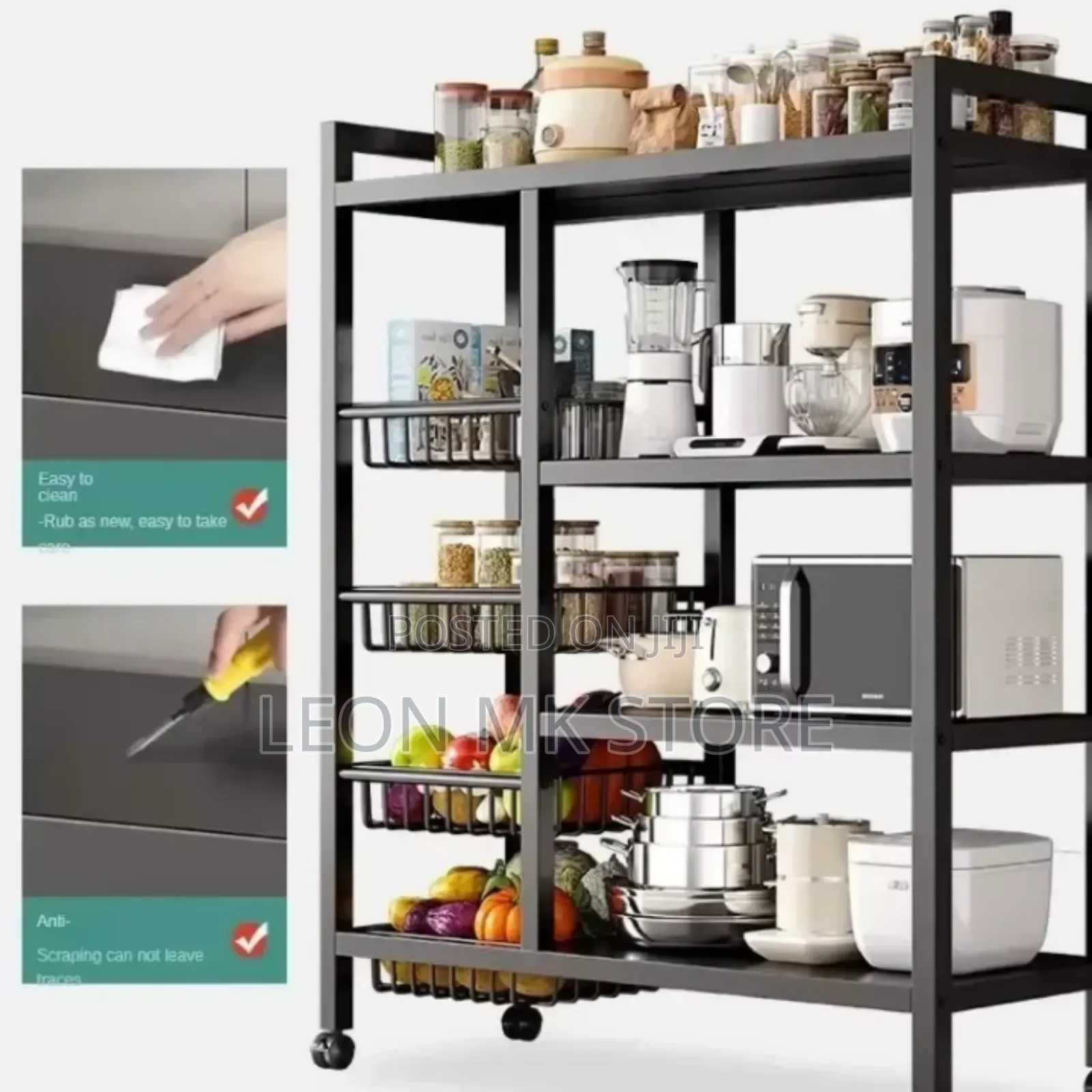Metallic Kitchen Rack