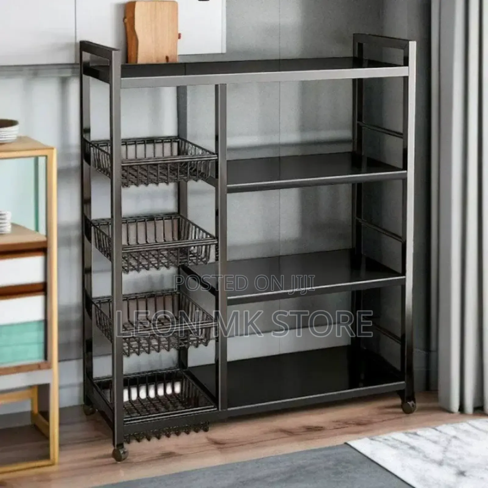 Metallic Kitchen Rack