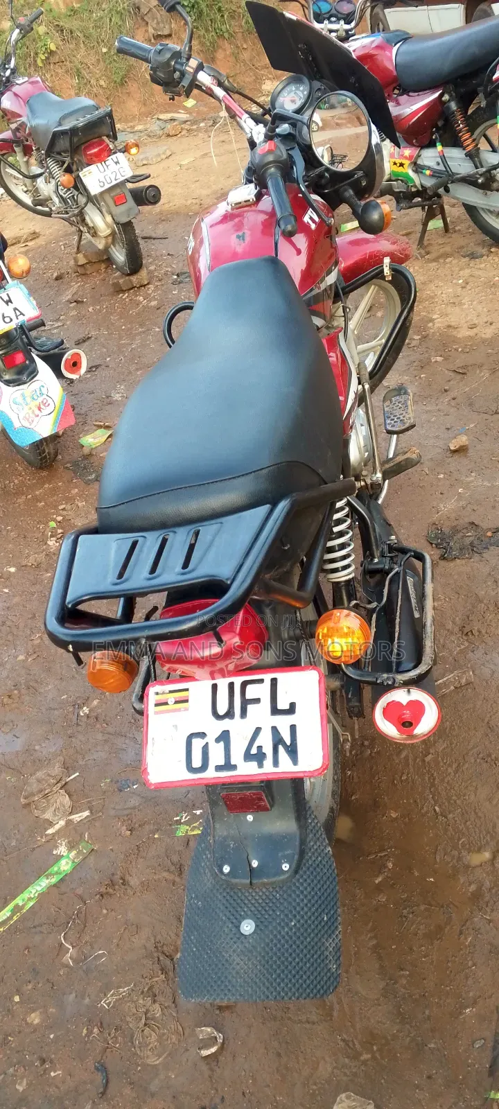 TVS HLX 125 2022 Red
