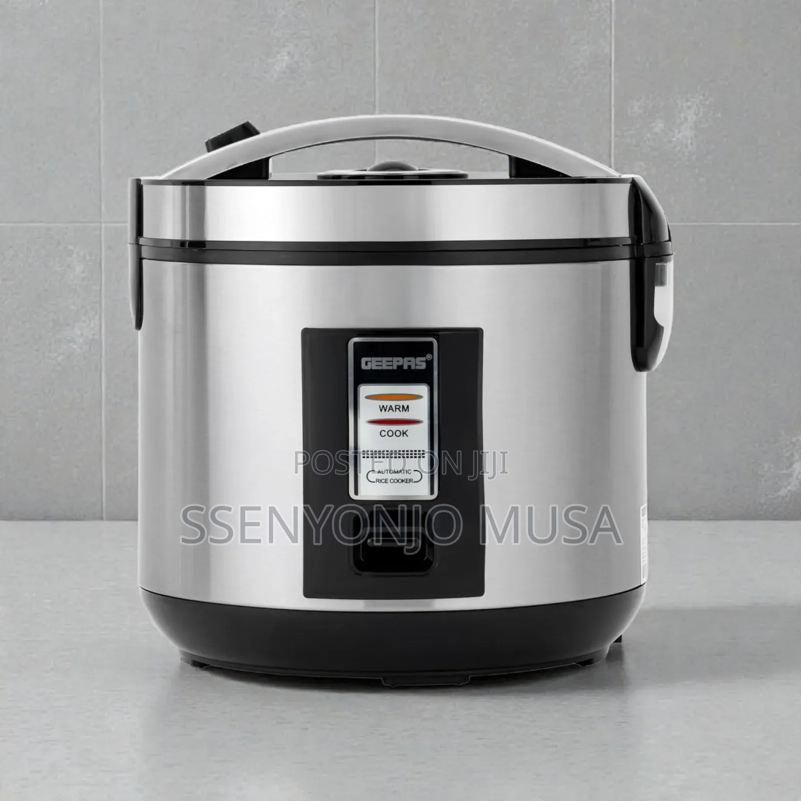Geepas Rice Cooker 1.8l Grc4330 Stainless Steel-