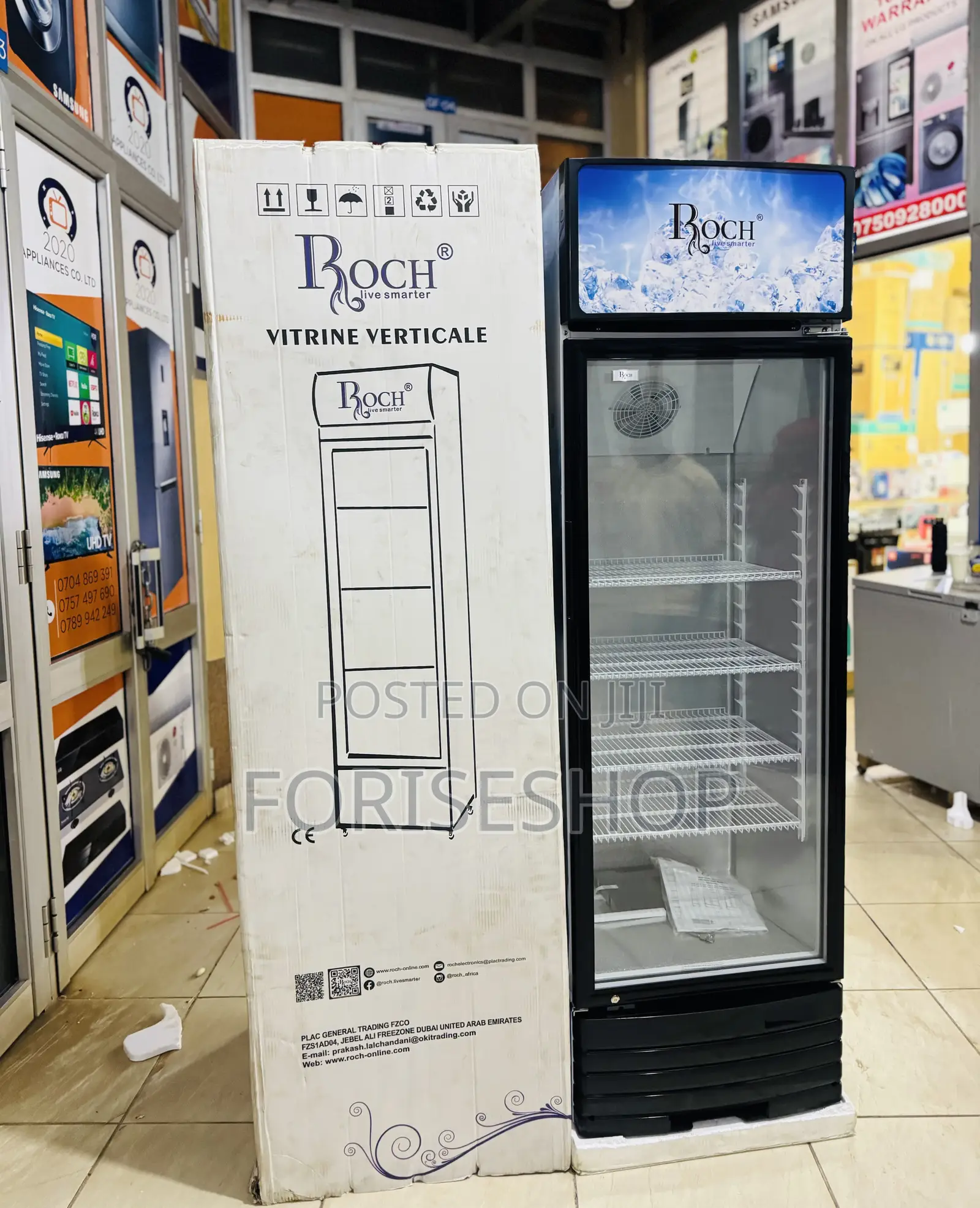 Roch 410 Litres Display Fridge