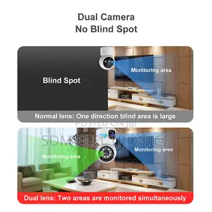 4g Dual Lens Security Camera – Hd + Night Vision + Two-Way Audio