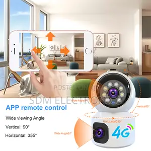 4g Dual Lens Security Camera – Hd + Night Vision + Two-Way Audio