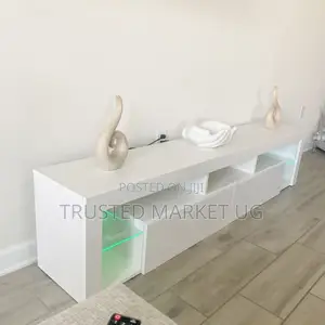 Tv Stand With Led Lights | Modern Style | Kampala