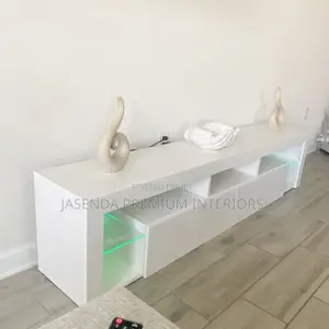 Tv Stand With Led Lights | Modern Style | Kampala