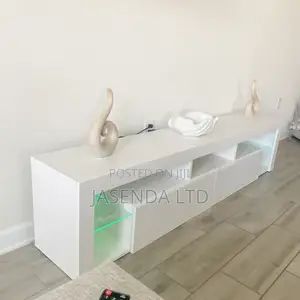 Tv Stand With Led Lights | Modern Style | Kampala