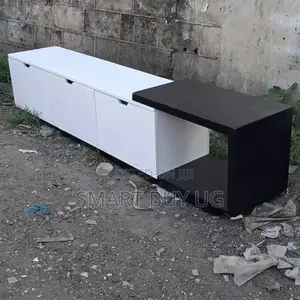 Tv Stand White Modern | Best for Living Room | Kampala