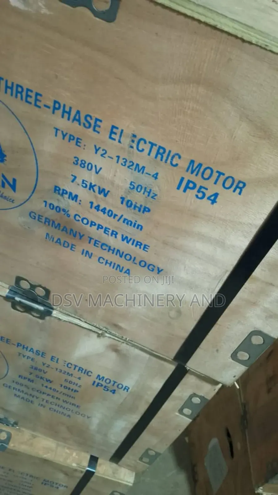 7.5kw 10 Hp Single Phase Normal Speed 1440rpm Motor