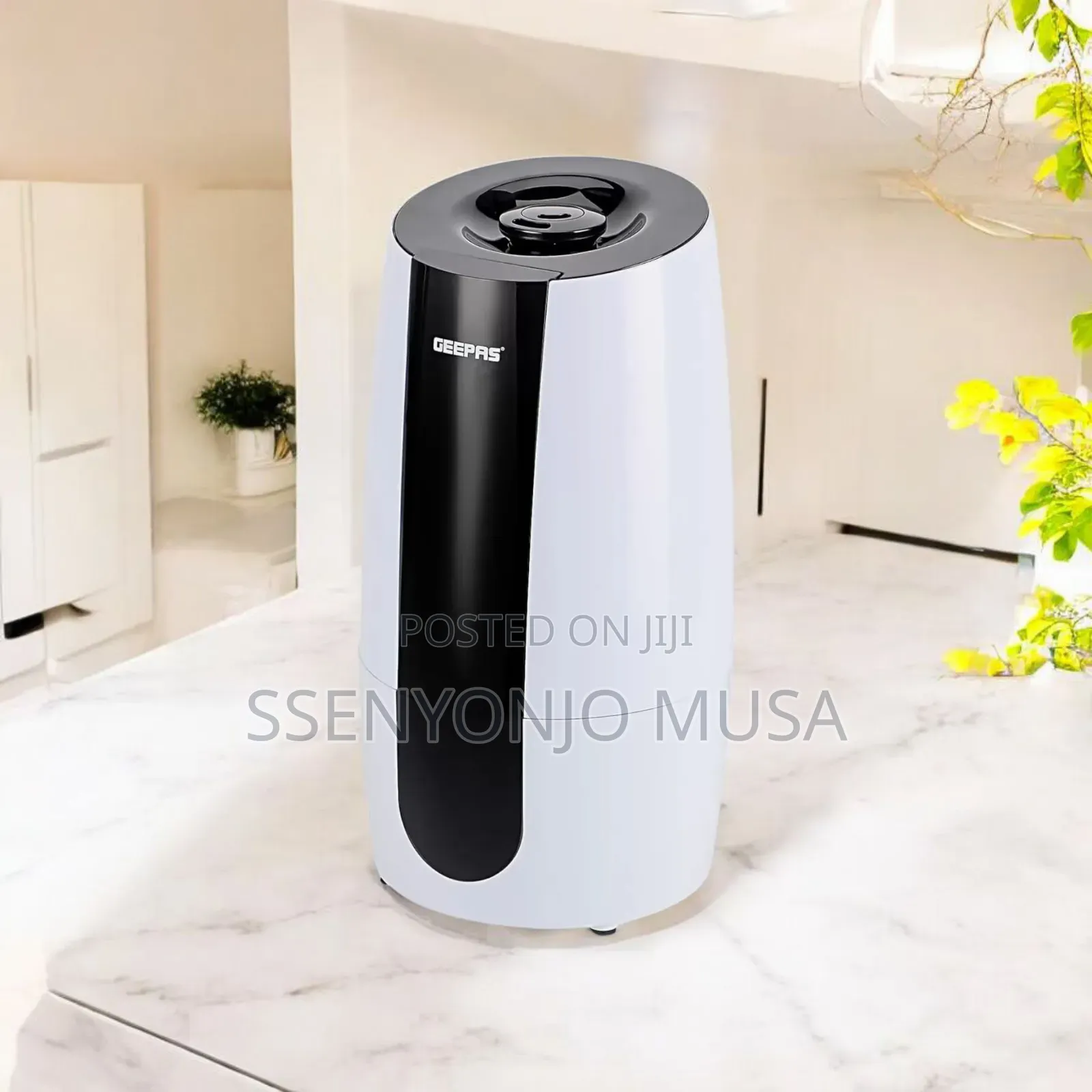 Geepas Humidifier Breathe Easy 2.6l Cool Mist Humidifier for Home Baby