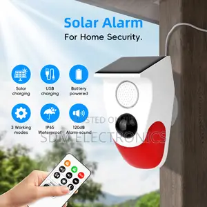 Solar Pir Motion Sensor Alarm