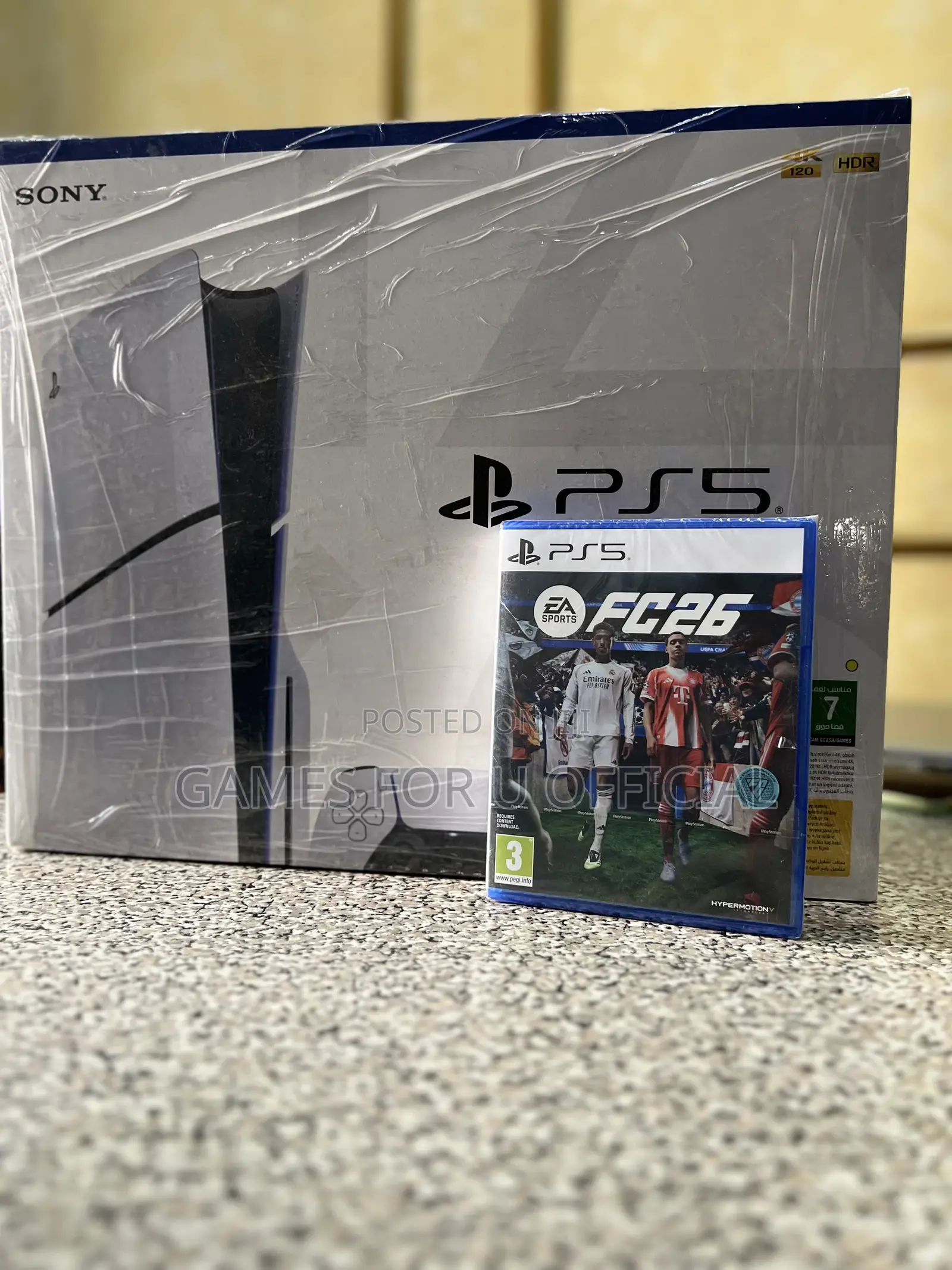 Ps5 Slim Disc Console New + Fc 26 Digital