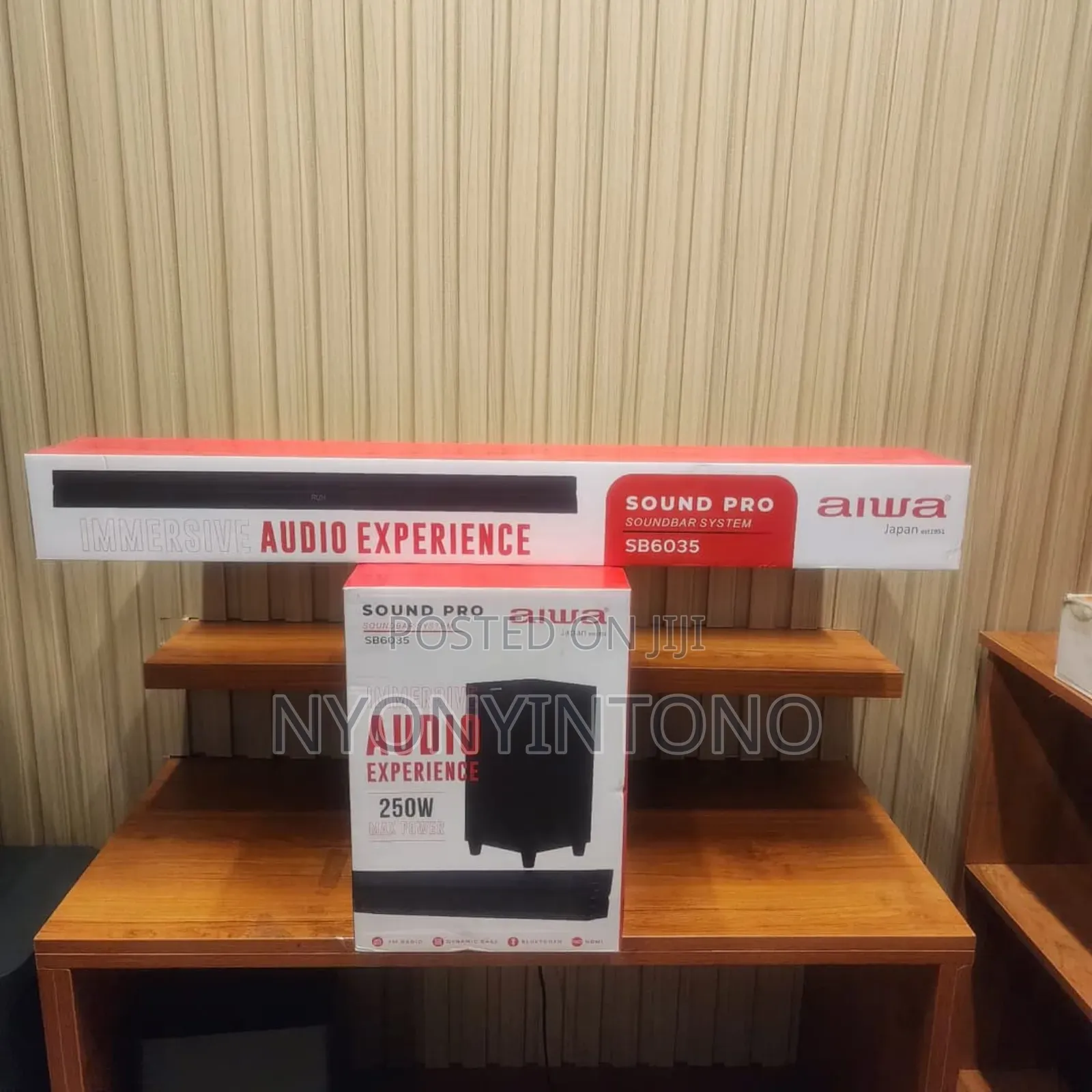 Aiwa 250w Sound Bar With Hdmi, Fm Radio, Bluetooth Heavy Bass Sb6035