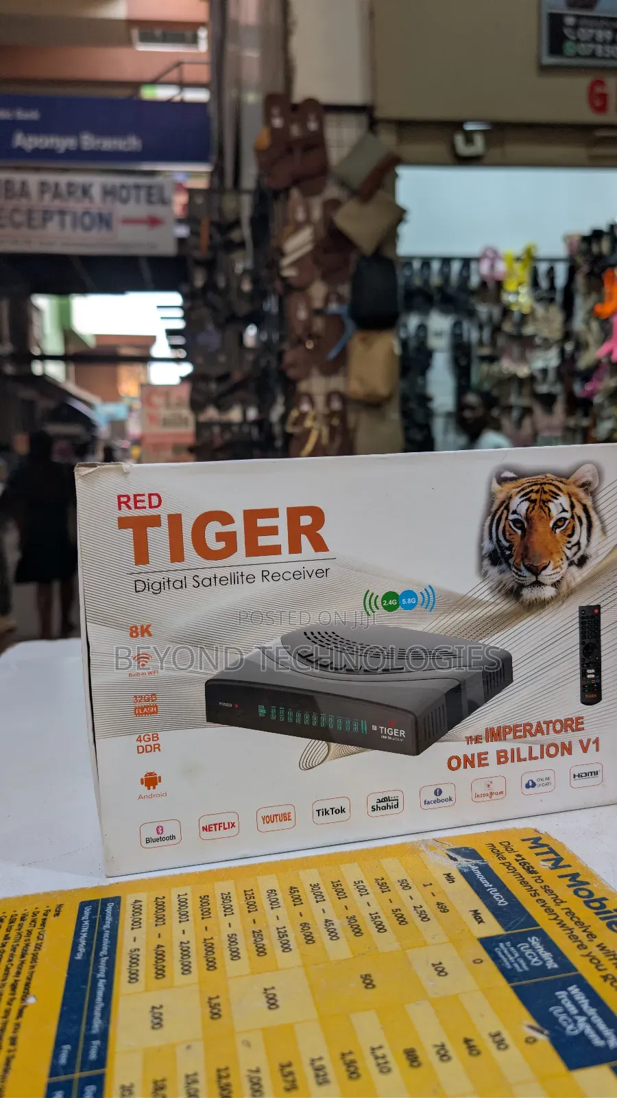 Tiger One Billion High Resolution Decoder