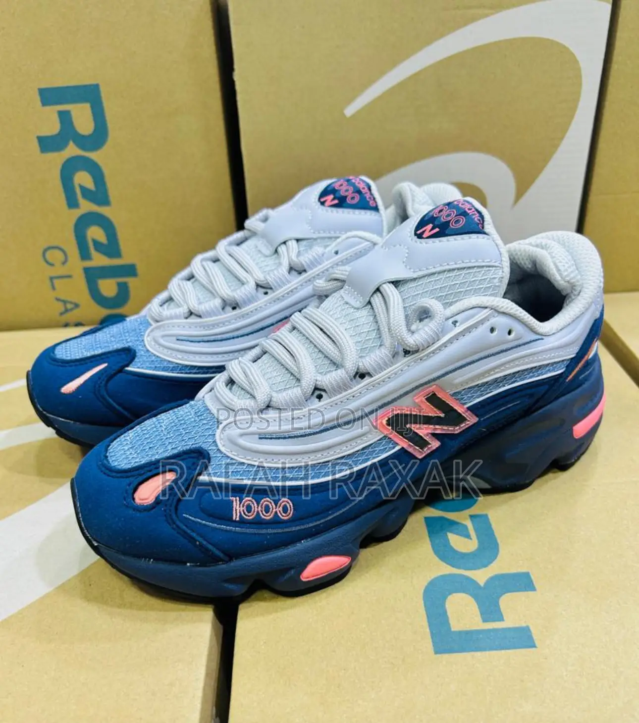 Original New Balance 1000 “Nautical Coral” Sneakers