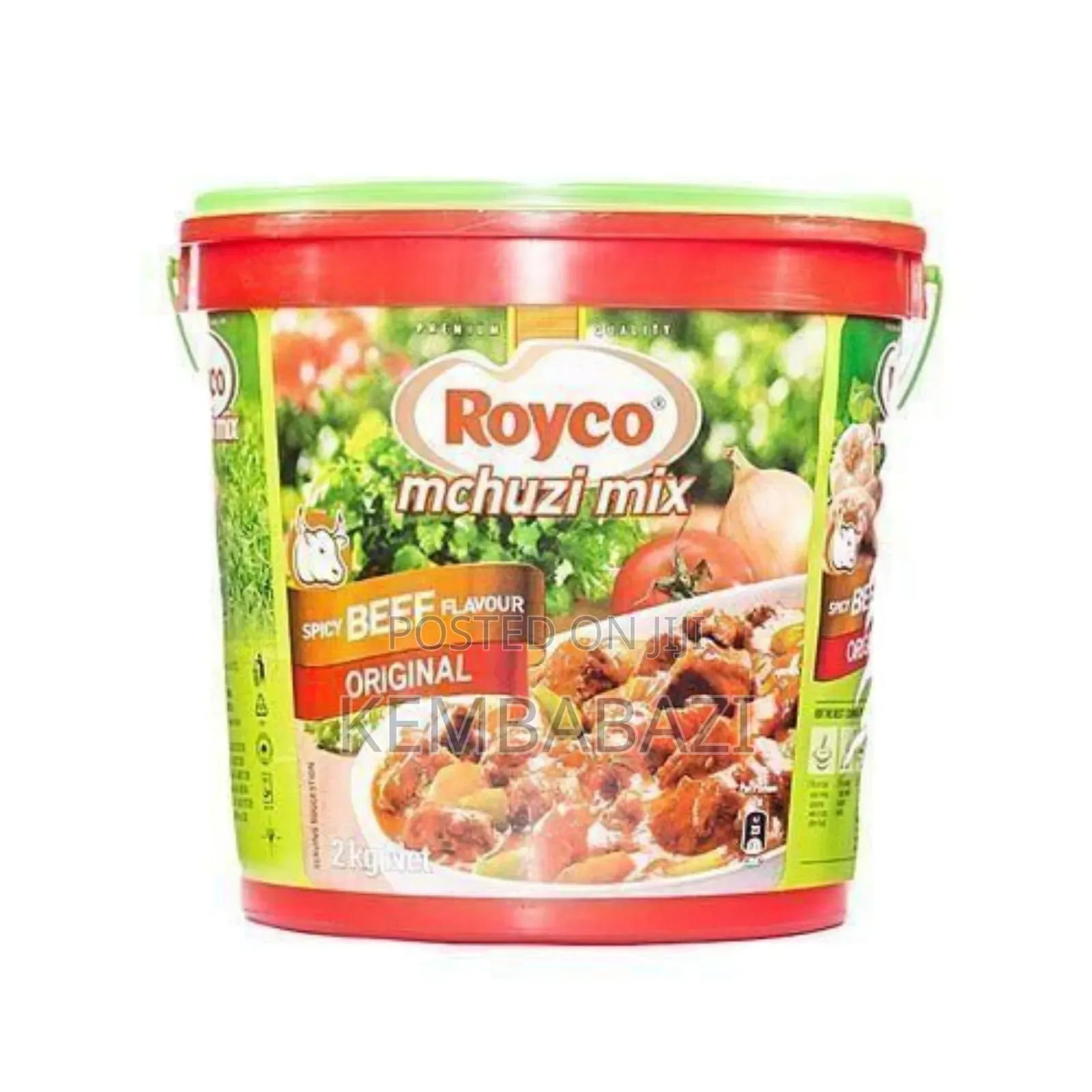 2 Kg Tub of Royco McHuzi Mix Spicy Beef Flavour