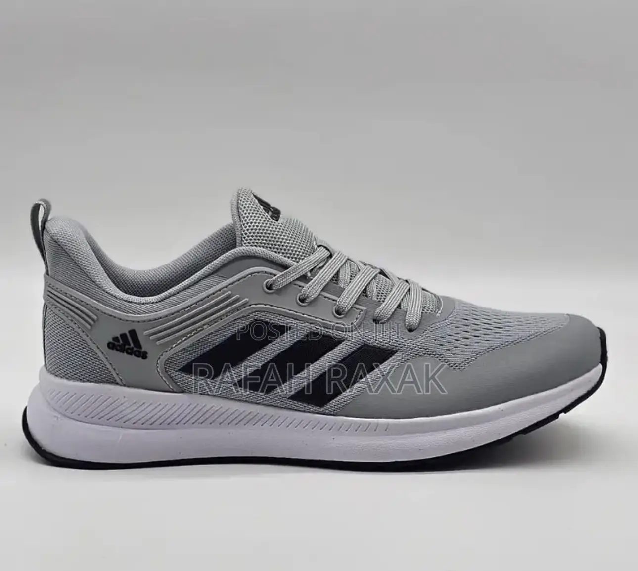 Original Men’S Grey Adidas Bounce Running Sneakers