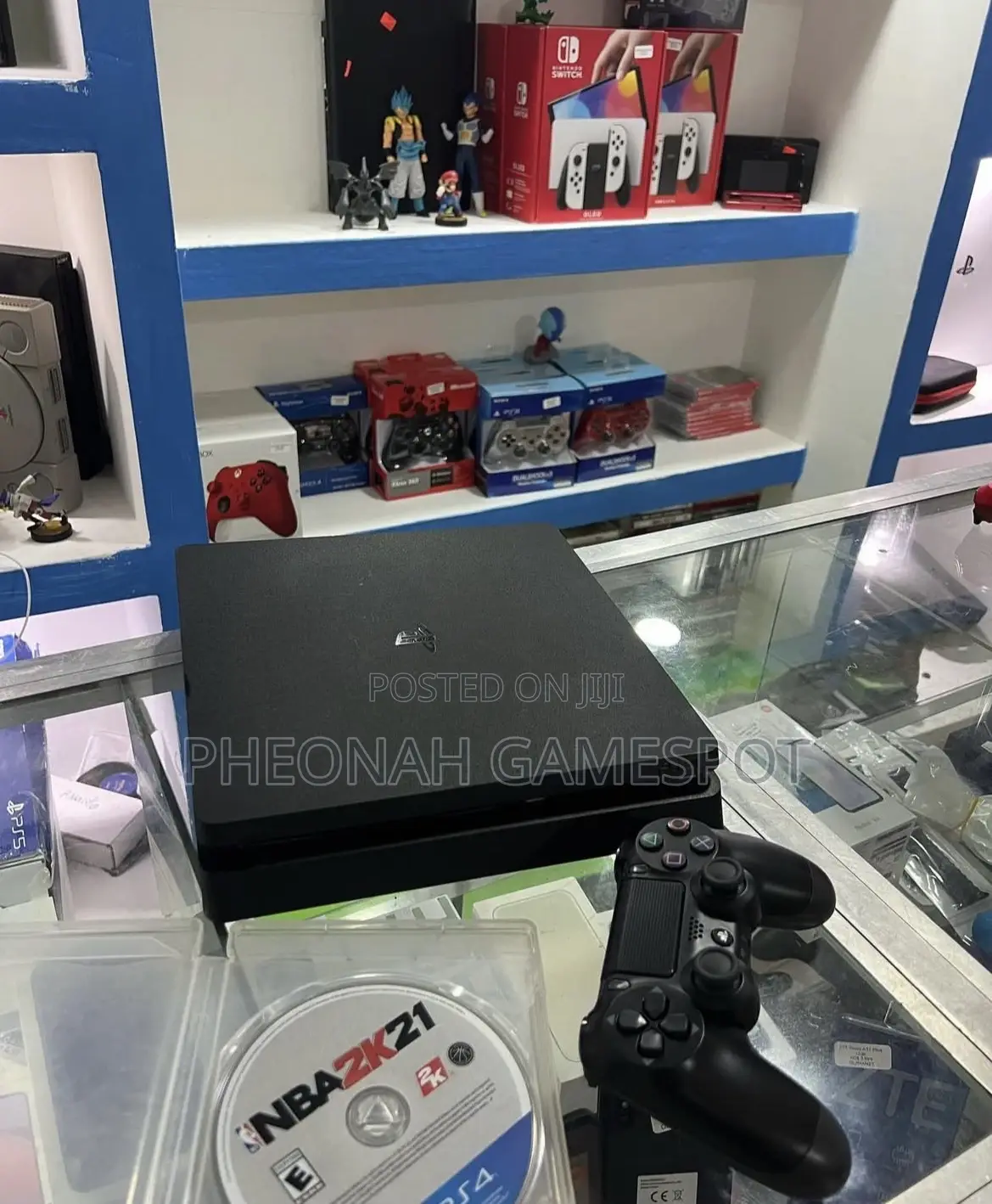 Ps4 Bundle, 2 Controllers and 15 Games, Clean Plug-and-Play Setup.