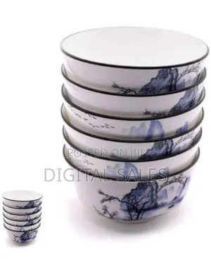 6 Pieces of Cloud Design Food Cereal Soup Bowls Dishes