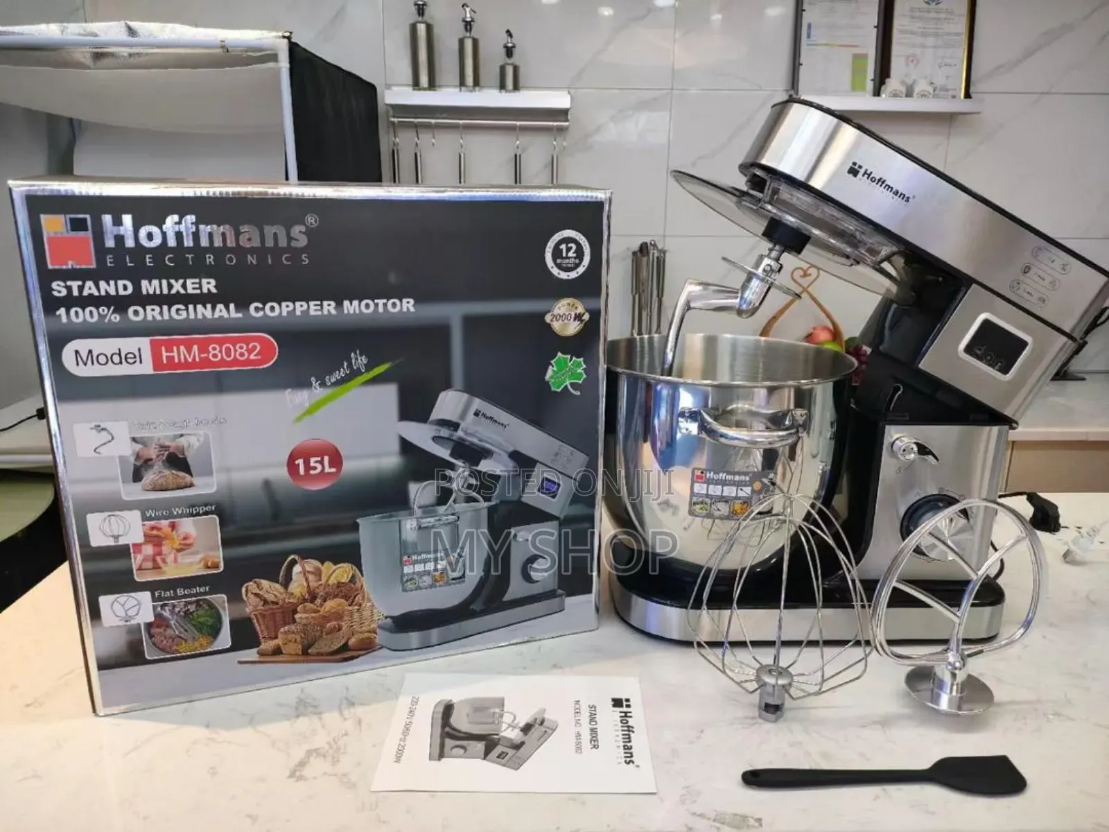 Hoffman Stand Mixer 15l Hm-8082
