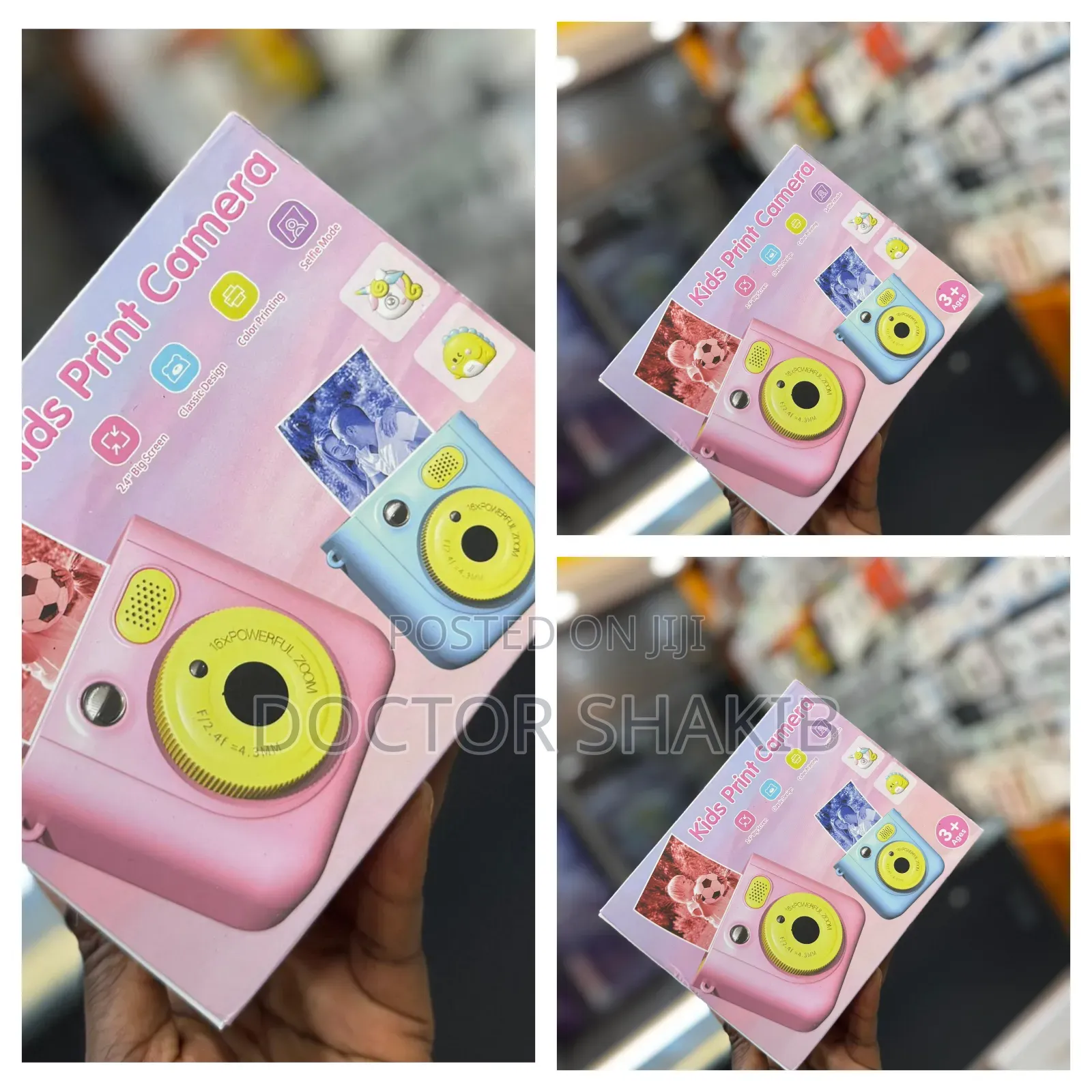 New Unique Kids Print Camera