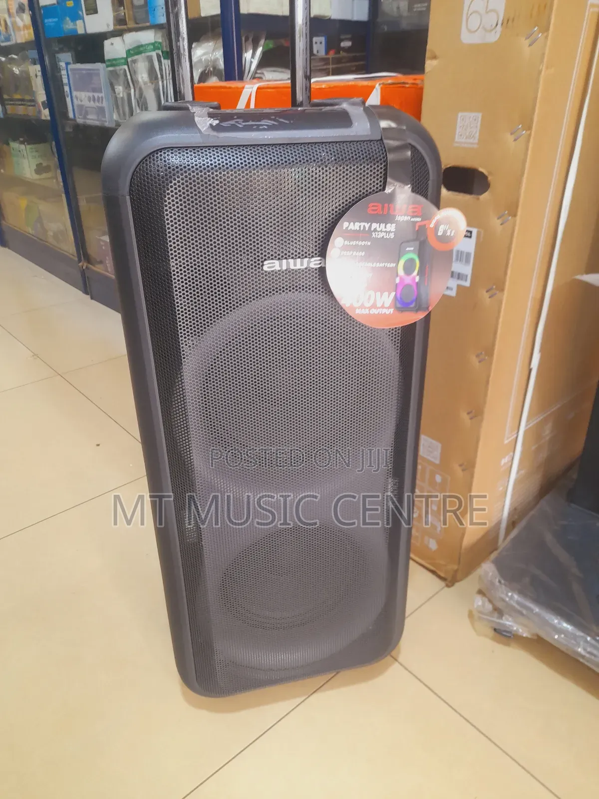 Aiwa Japan Double Bass Boost Party Speakers