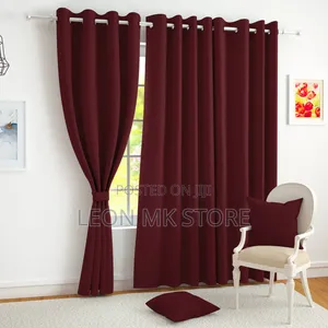 Classic Plain Curtains 3pcs