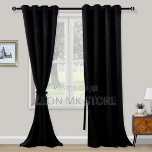 Classic Plain Curtains 3pcs