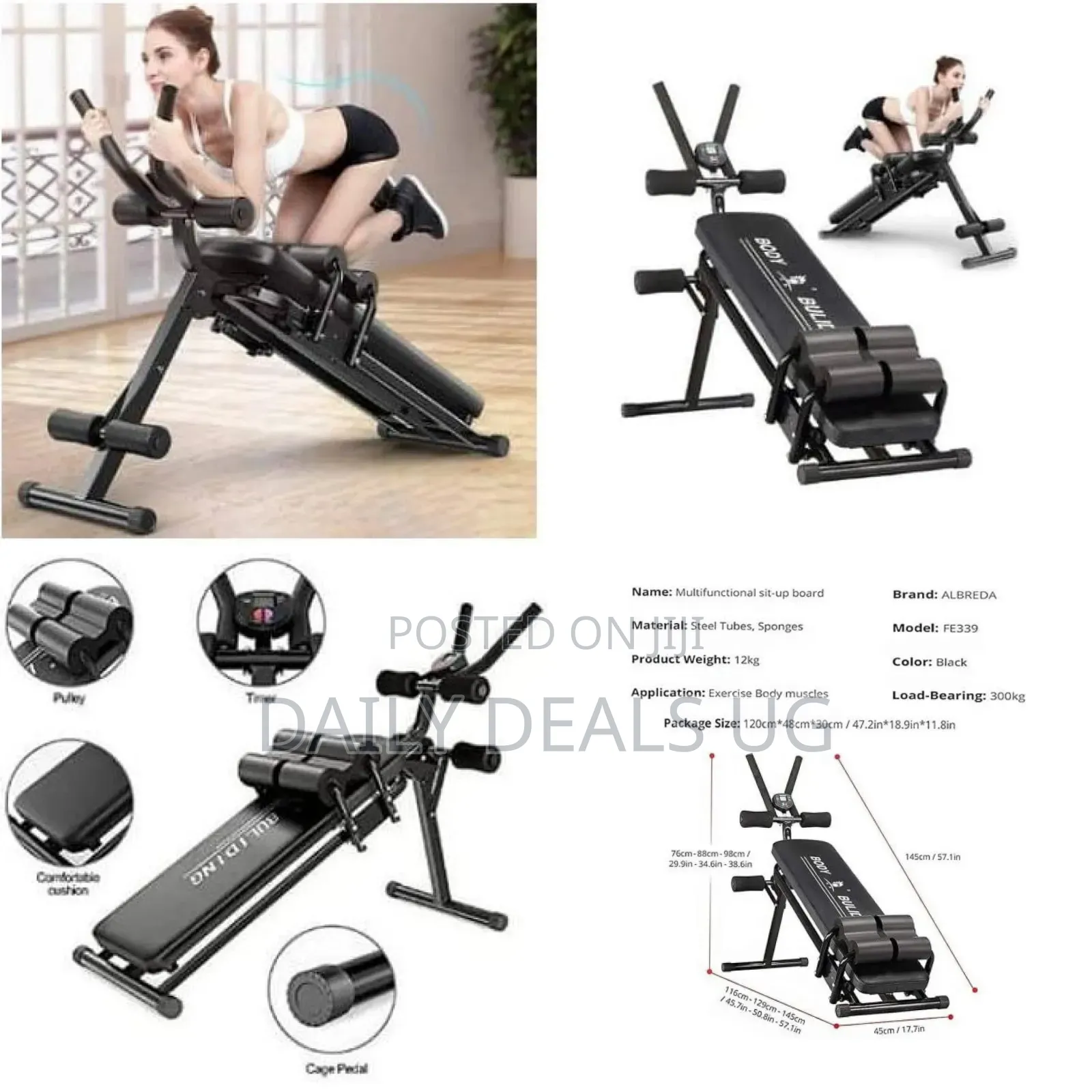 An Adjustable Abdominal Exercise Bench
