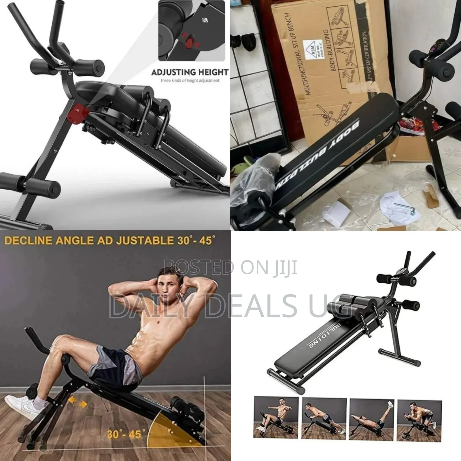 An Adjustable Abdominal Exercise Bench