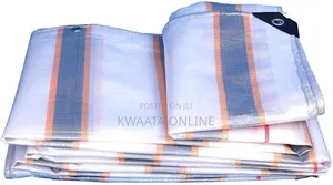 Zebra Print Heavy Duty Waterproof Tarpaulin Tarp Sheet (4mx6m), 10kg