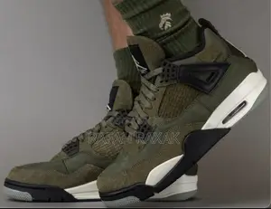 Original Air Jordan 4 Retro Se Craft “Medium Olive” Sneakers