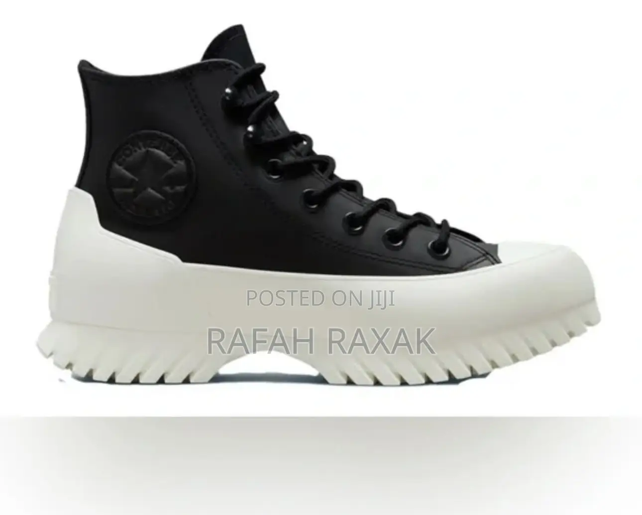 Original Black/White Converse Chuck Taylor All Star Big Sole Sneaker