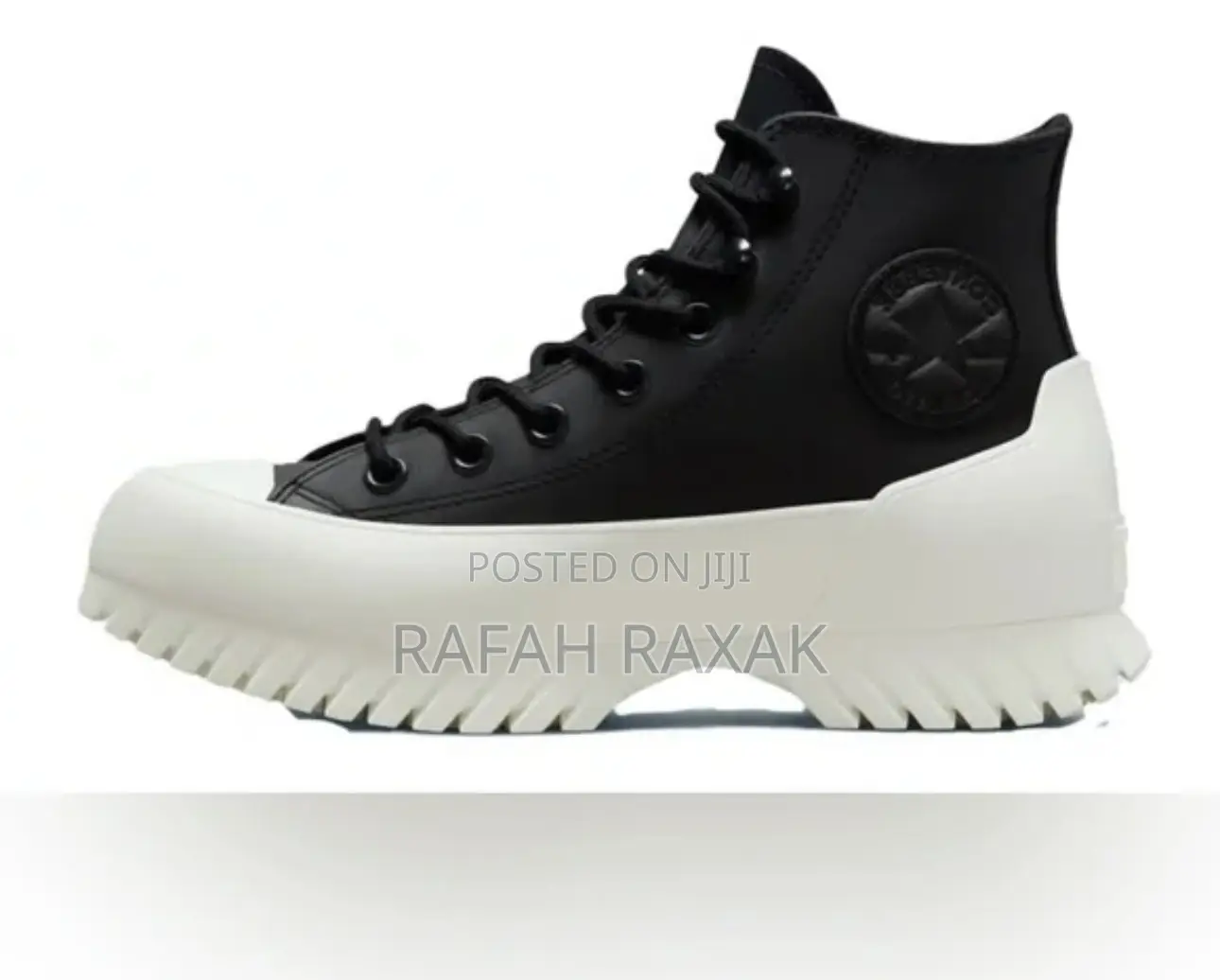 Original Black/White Converse Chuck Taylor All Star Big Sole Sneaker
