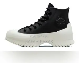 Original Black/White Converse Chuck Taylor All Star Big Sole Sneaker