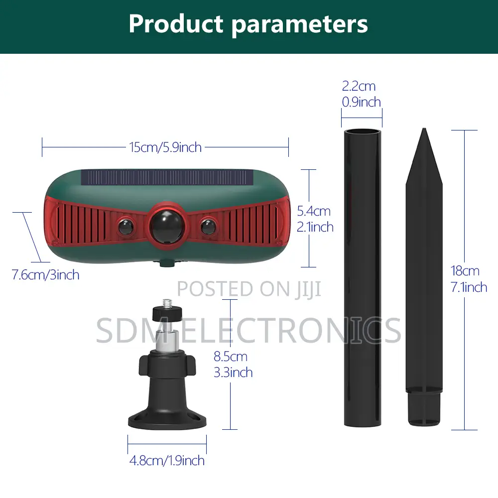 Solar Alarm Light With Motion Sensor For Home Farm