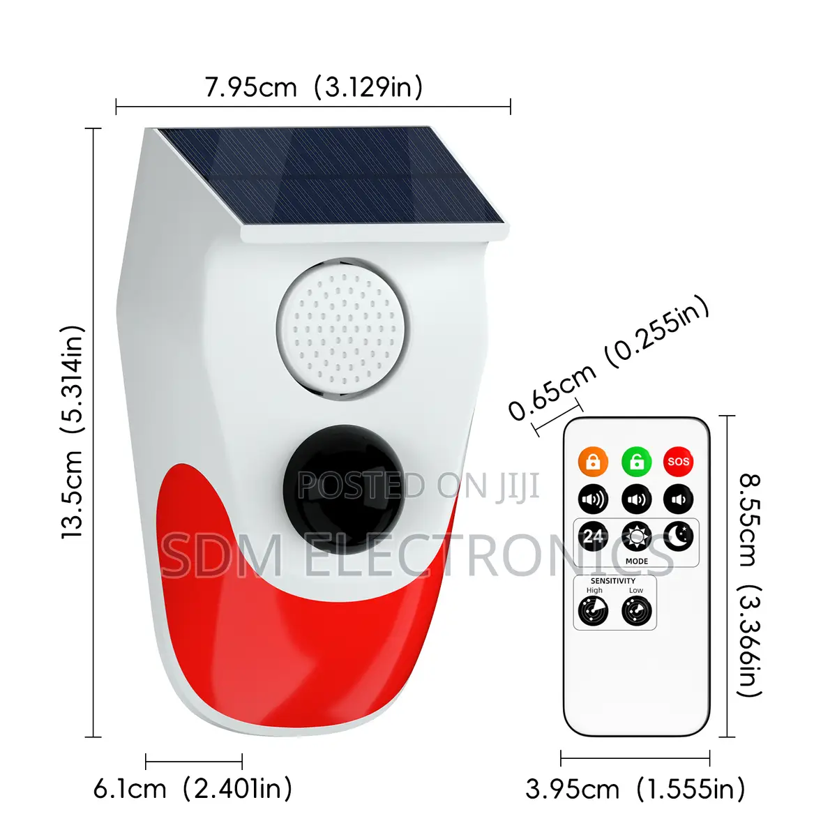 Solar Alarm Motion Sensors