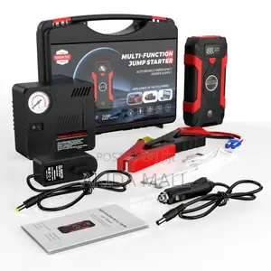 12v 29800mah Car Battery Jump Starter Kit With Led Light