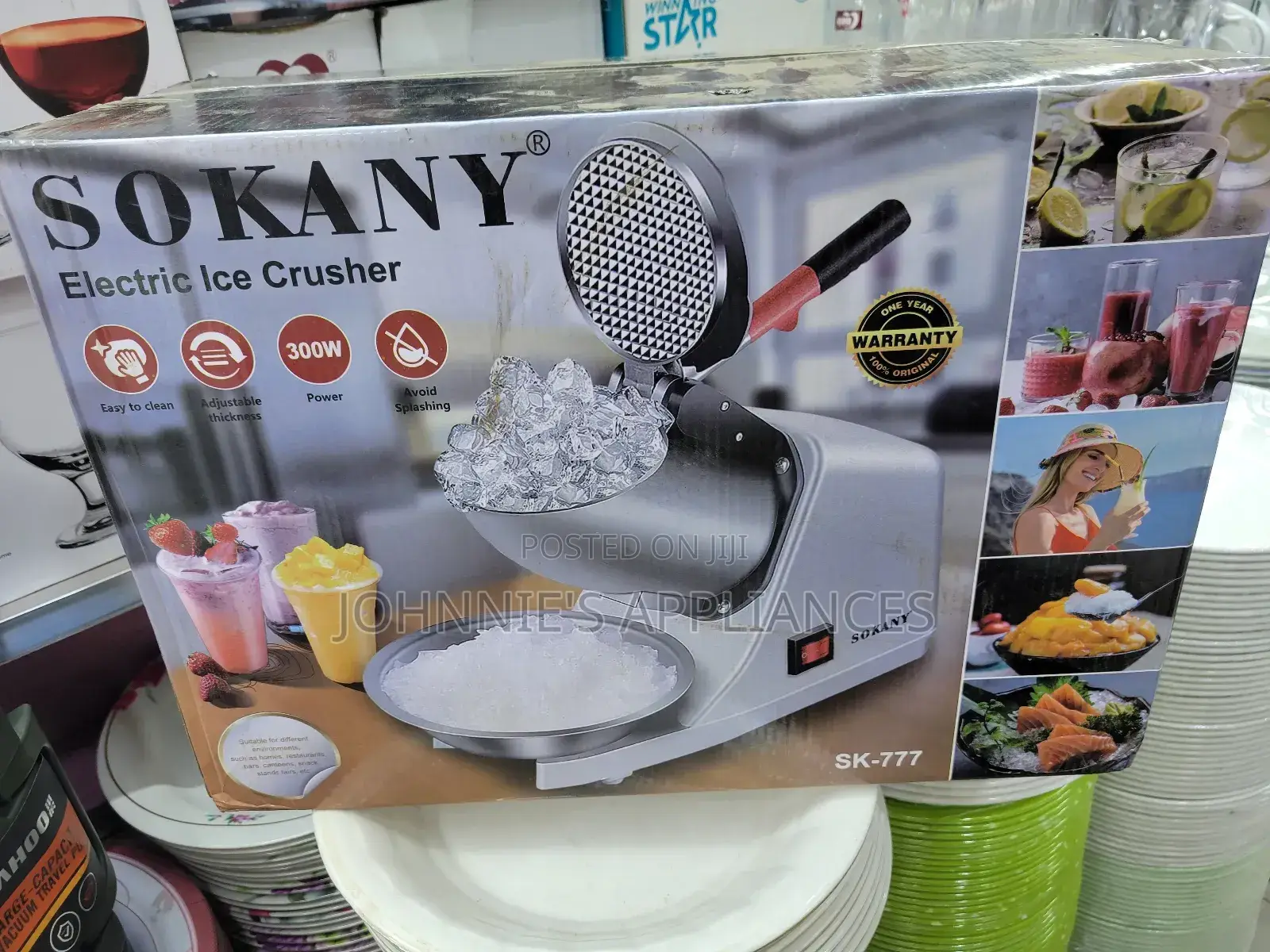 Sokany Electric Ice Crusher – 300w (Model Sk-777)