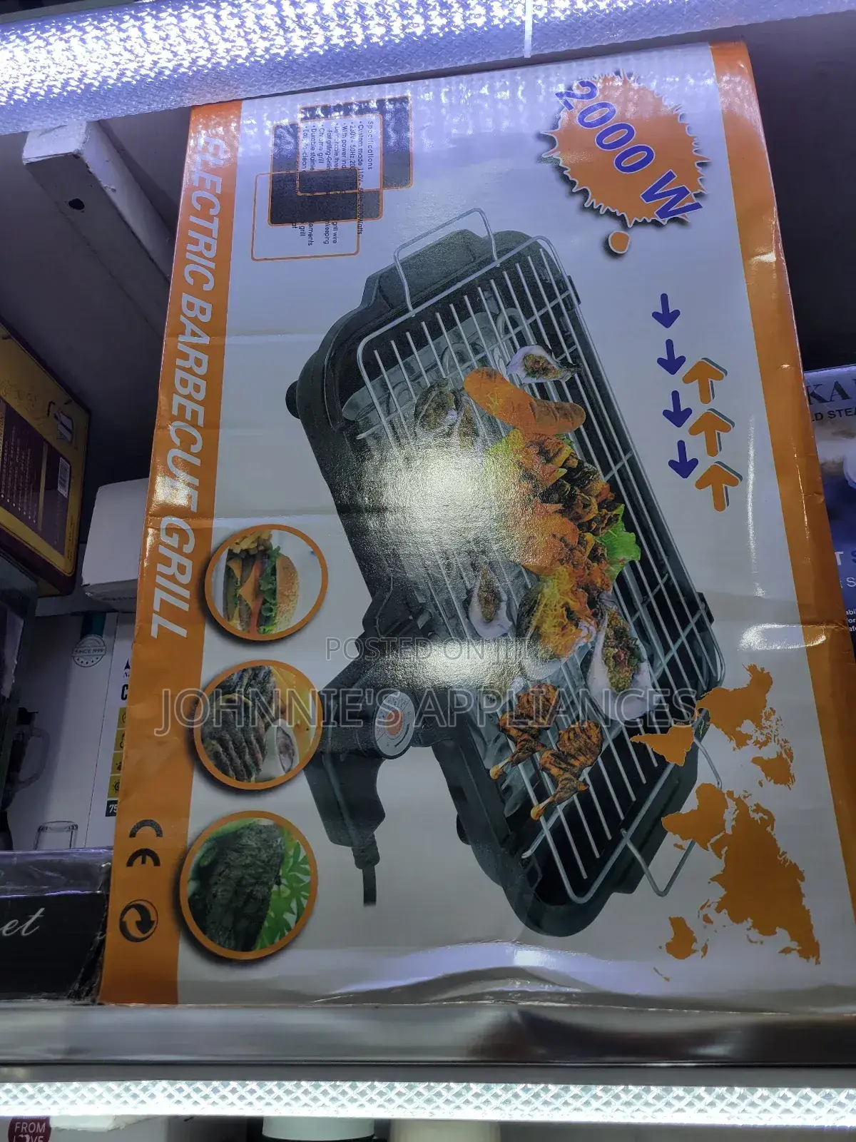 Electric Barbecue Grill for Home Use