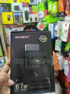 Recrsi Fast Charger 67w Super Quick Fast Charger