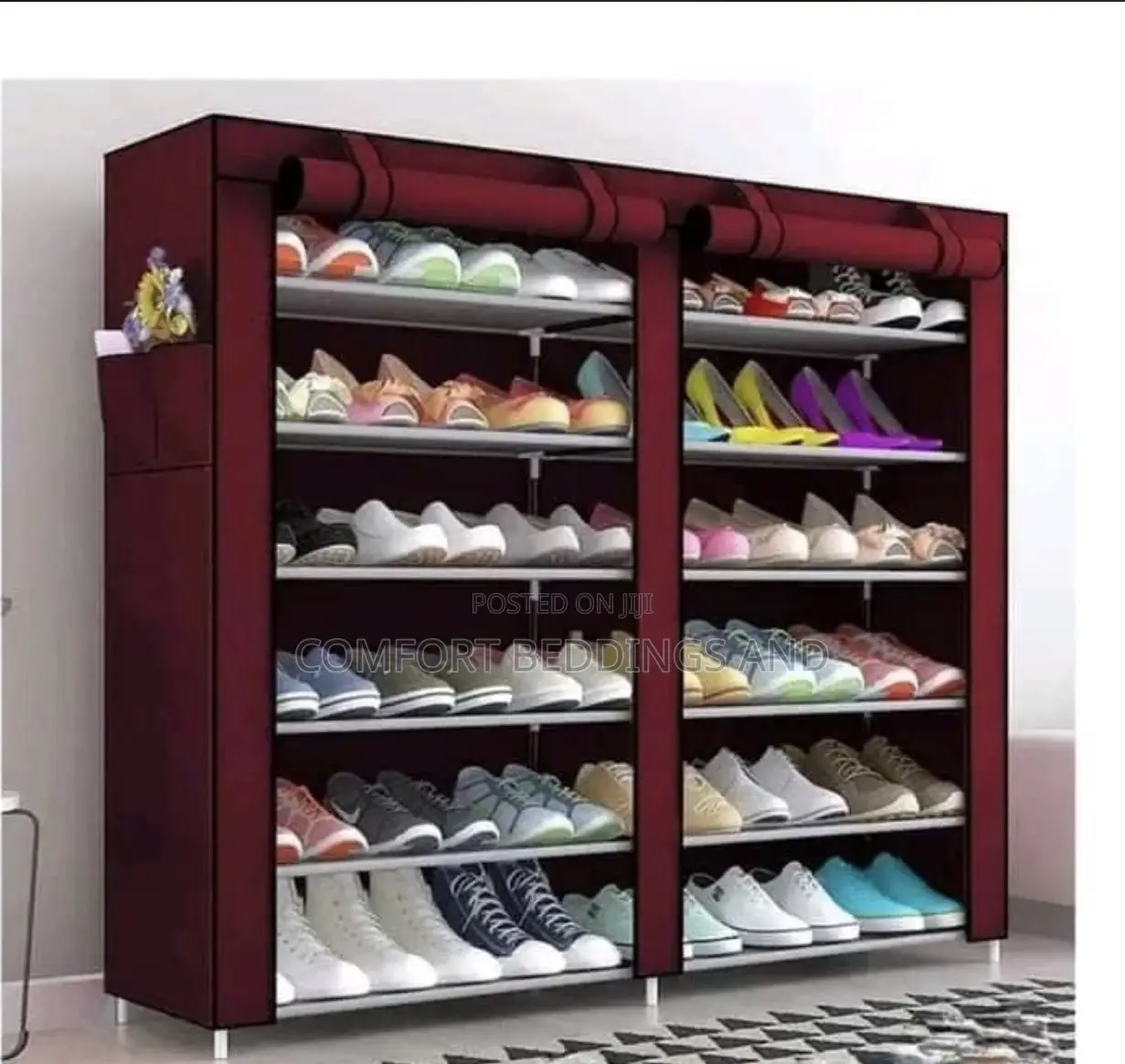 Metallic Shoe Rack