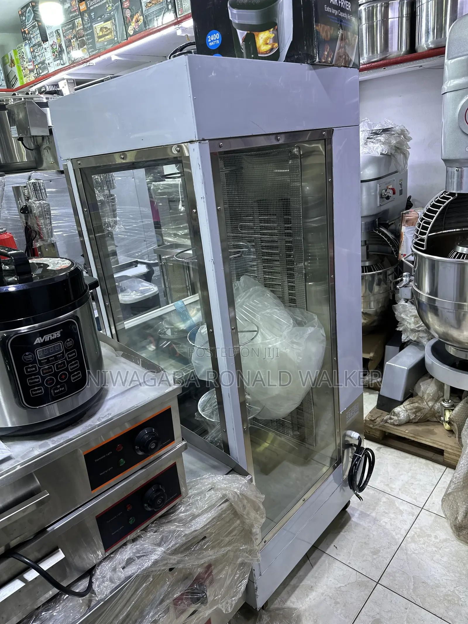 Electric Vertical Chicken Roaster Oven Machine