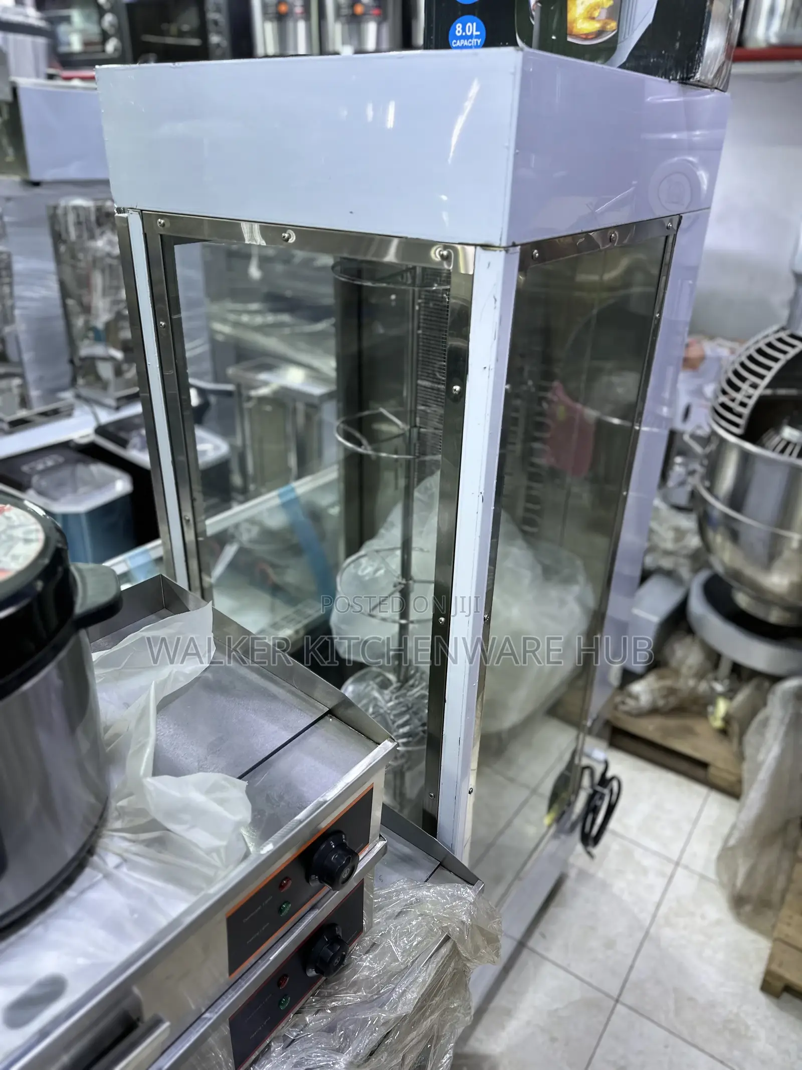 Electric Vertical Chicken Roaster Oven Machine