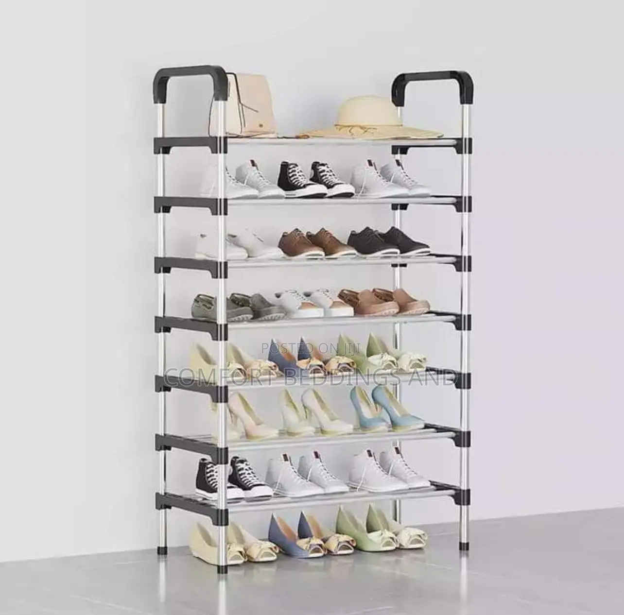 Metallic Shoe Rack